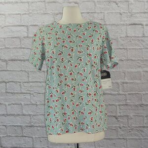 Vintage 90s Floral Shirt Small